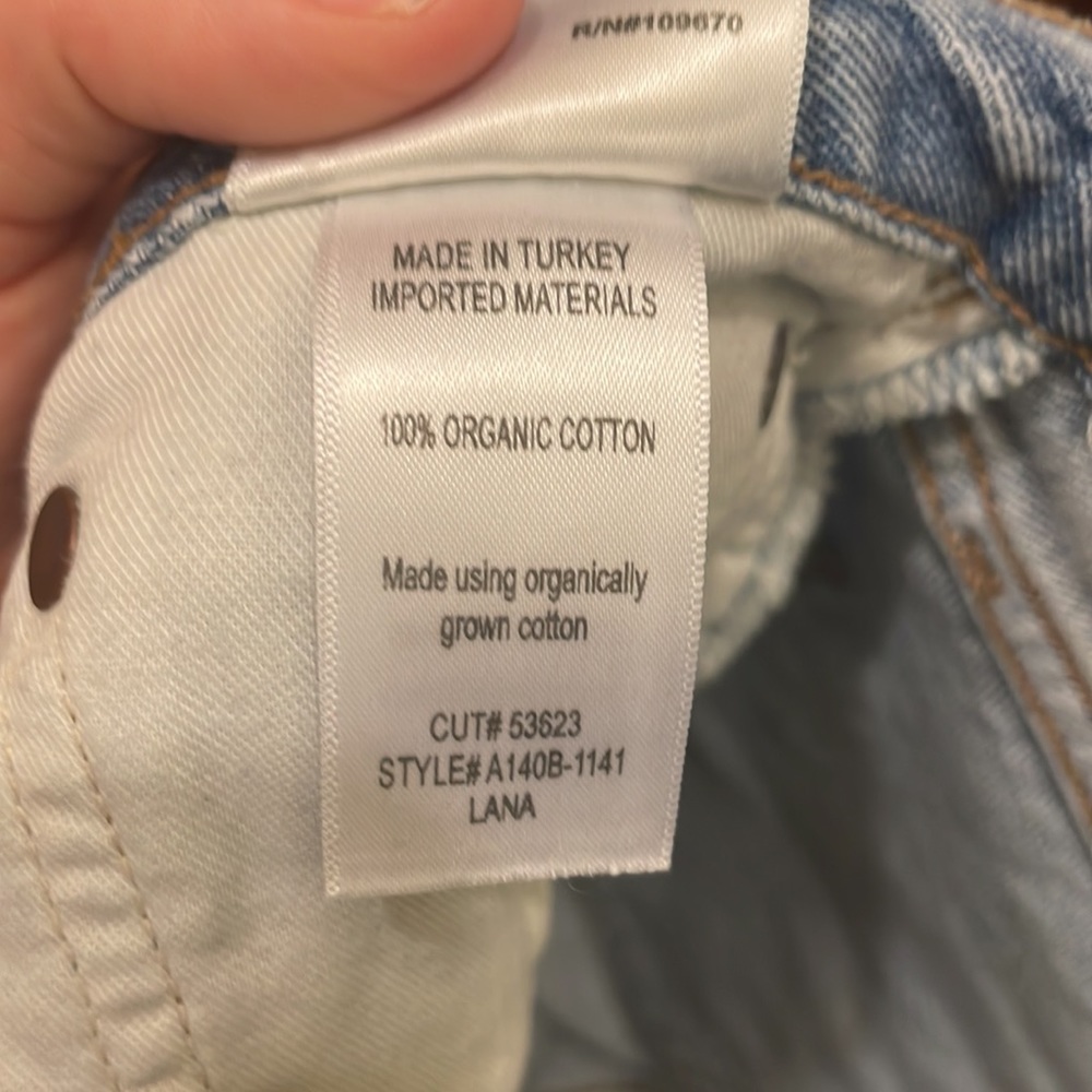 Agolde Lana Mid Rise Vintage Straight Jeans - Picture 9 of 9